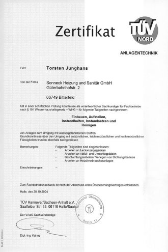 Sonneck Heizung und Sanit�r GmbH