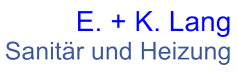 HLS Bremen: Sanitär + Heizung E. + K. Lang HLS Bremen: Sanitär + Heizung E. + K. Lang